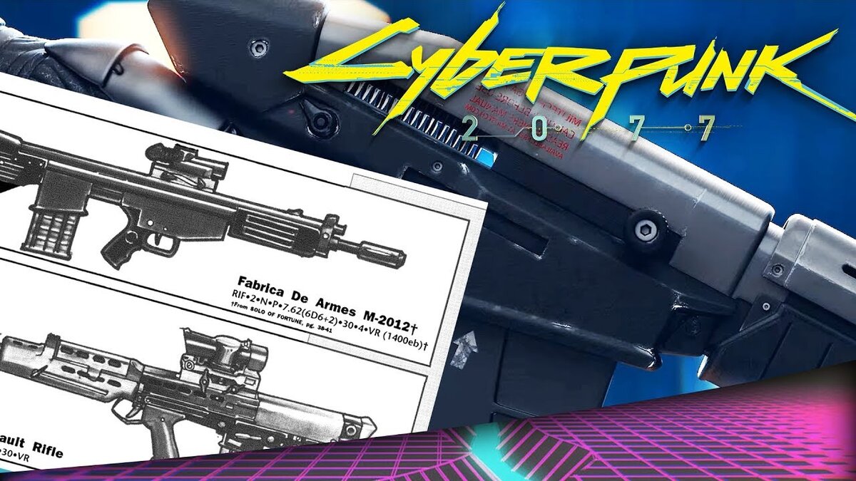 Оружие в Cyberpunk 2077