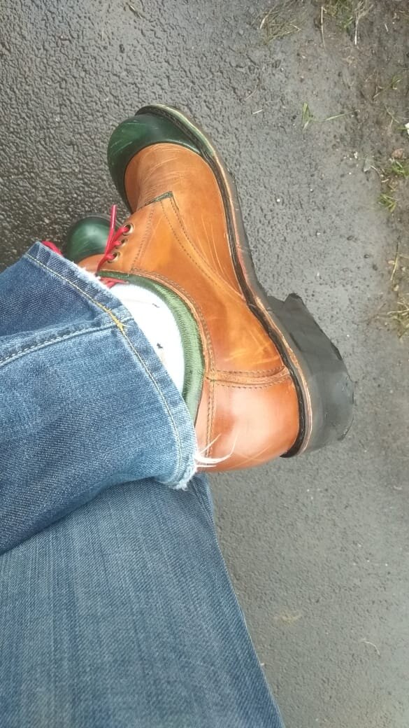 Мои новые ботинки... Ручной работы