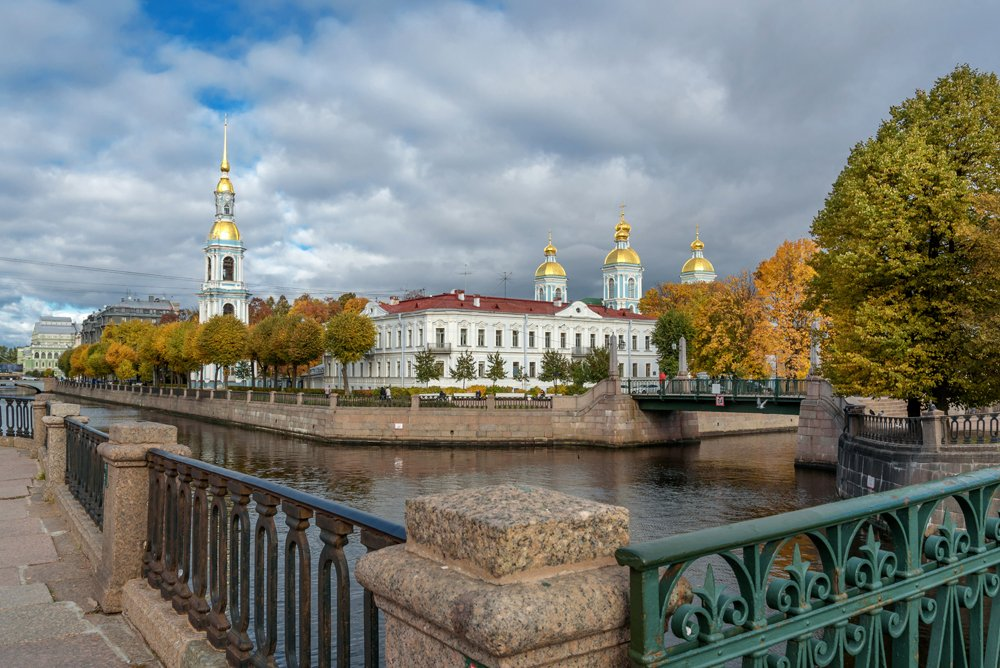 Никольский собор в Санкт Петербурге зимой