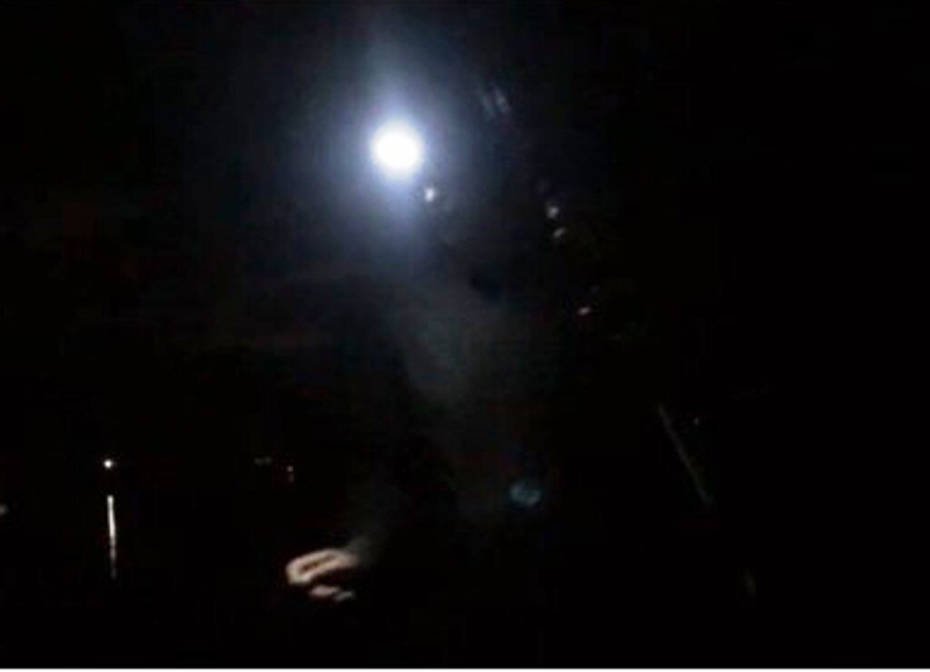 Вот так ночная рыбалка выглядит на камеру, к сожалению...