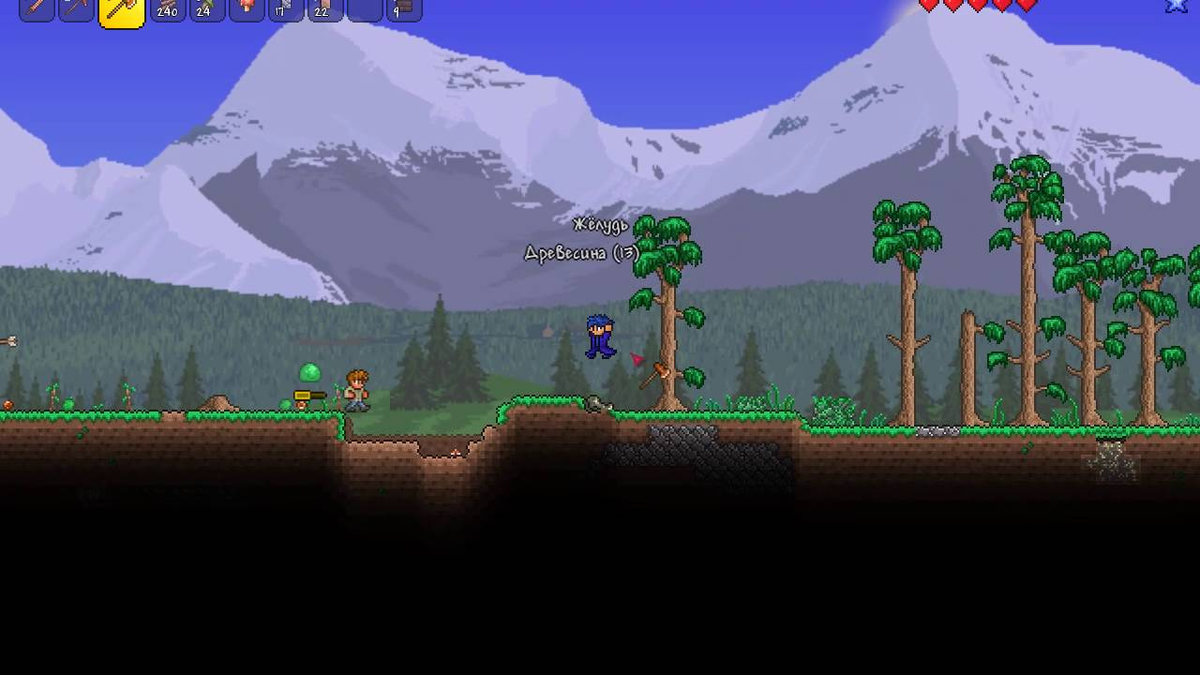 Терраря. Terraria начало игры. Старт террария. Обучалка террария. Загрузка террарии.