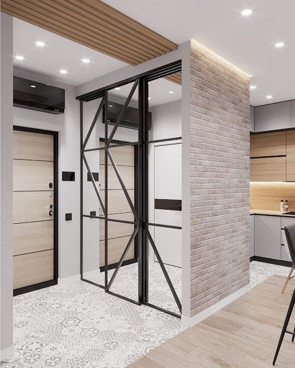 Реализация зеркал в прихожей (листайте)