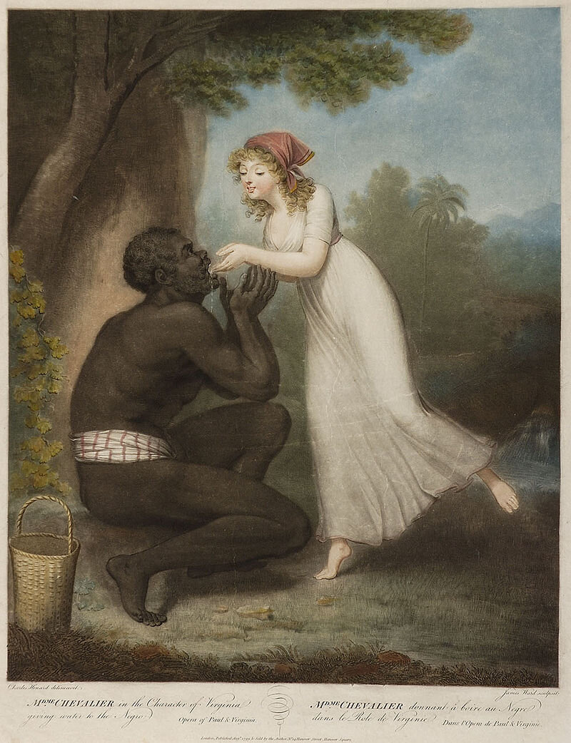 Эпизод из спектакля с участием мадам Шевалье