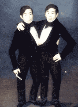 Чанг и Энг Банкеры. Рисунок примерно 1836 года