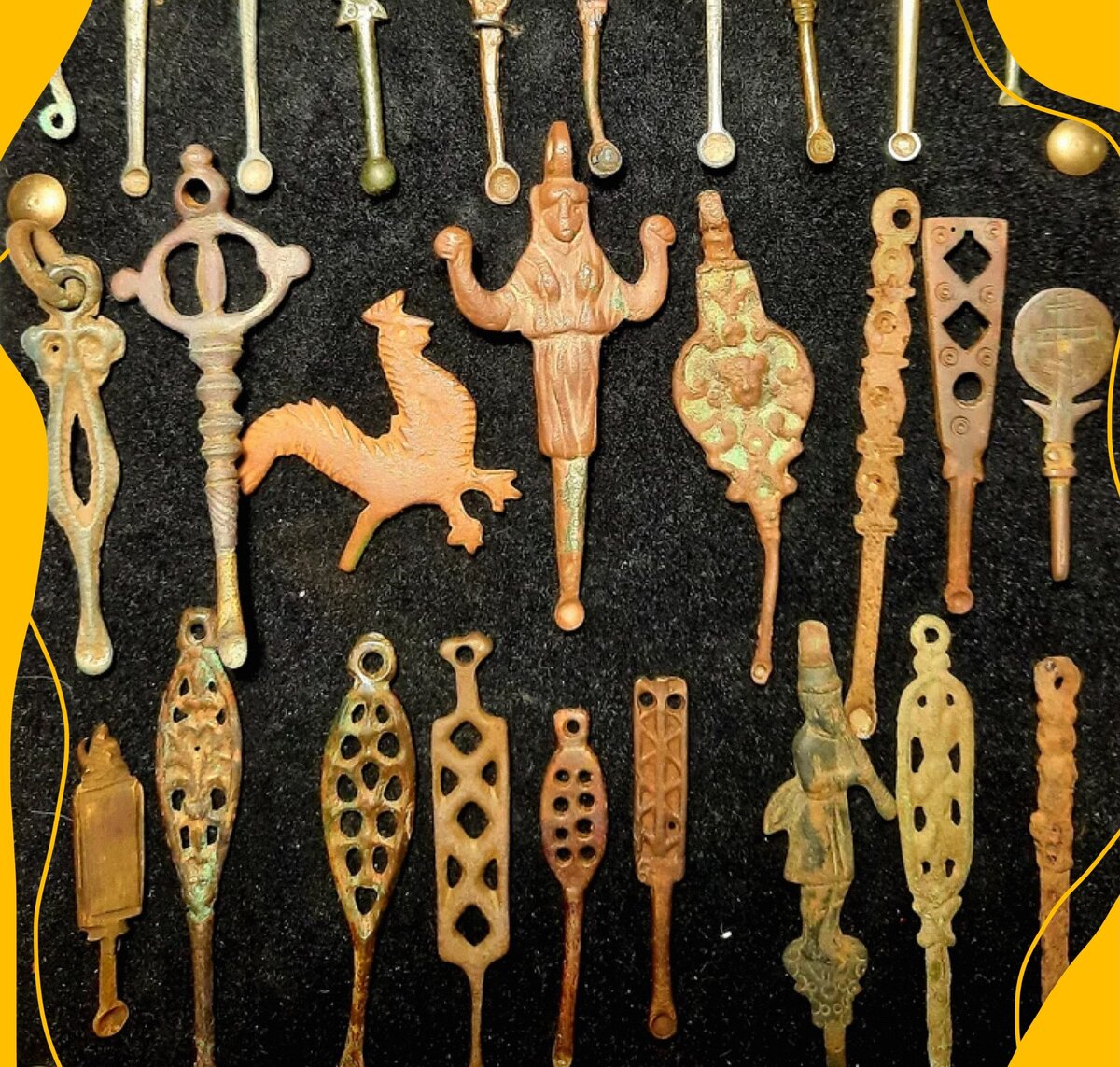 Автор канала «Зов вечного» делится своей коллекцией копоушек — странных предметов, которые использовали то ли для чистки ушей, то ли для того, чтобы солить еду, а может, просто как обереги. Фото: zen.yandex.ru/zov_vechnogo
