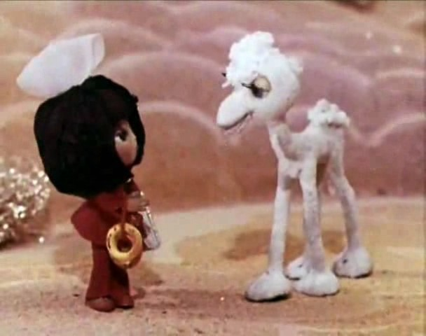 Кадр из фильма "Белый верблюжонок" взят для иллюстрации из Яндекс Картикни.  