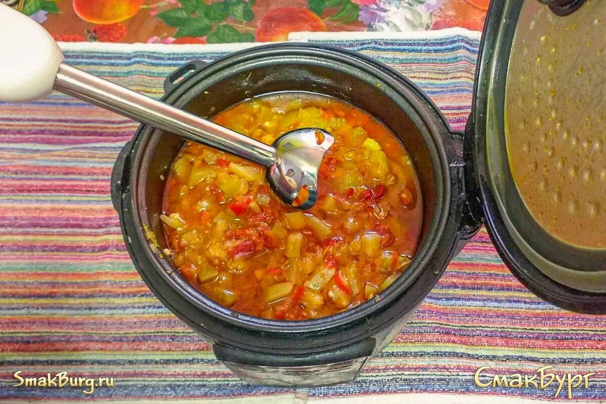 Кабачковая икра на зиму без уксуса. Готовим в мультиварке - просто, вкусно,  без лишних хлопот | СмакБург | Дзен