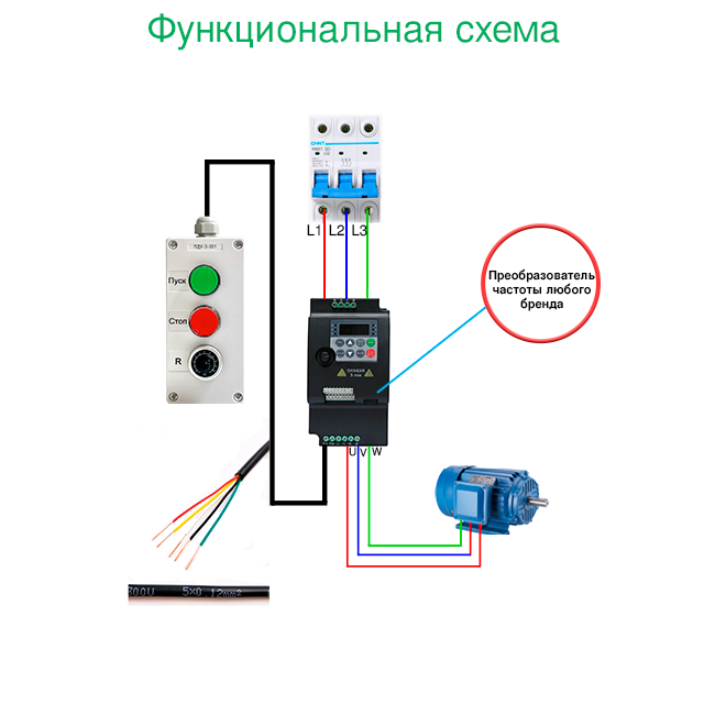 Схема подключения пульта ПДУ-3-031