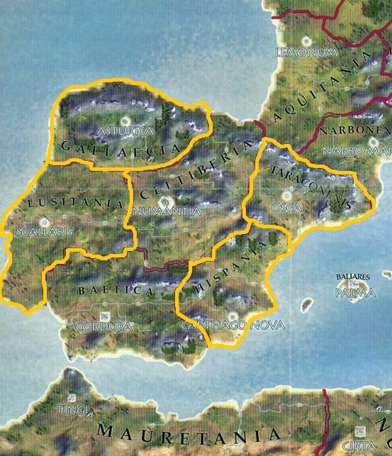 Территория Испании