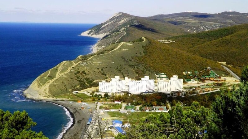 Курортный поселок Сукко на берегу Черного моря