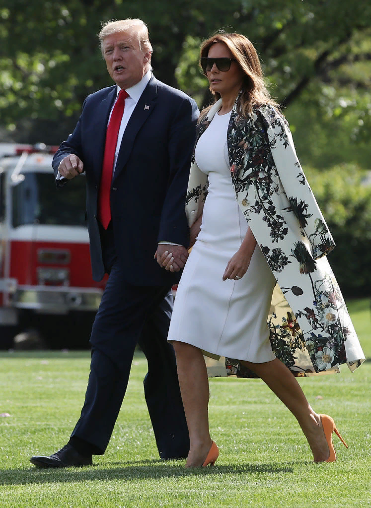 Дональд и Меланья Трамп