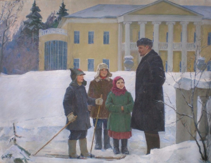 Лысенко А.Г. ( 1916-2000) Ленин и дети