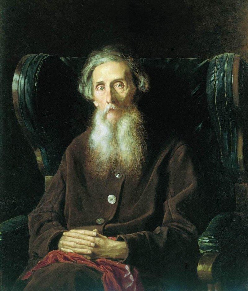 1872. Портрет писателя Владимира Ивановича Даля. Автор: В. Г. Перов 
