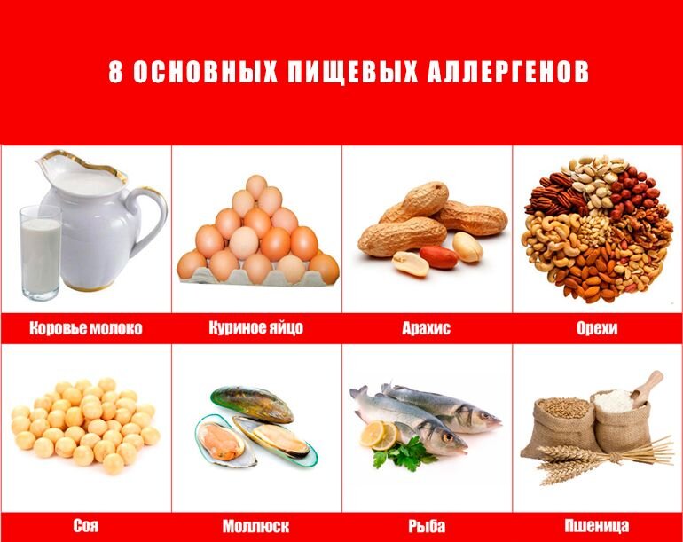 Аллергены пищевые картинки