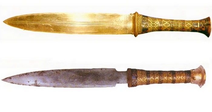 
Меч Атиллы из метеоритного железа. 
