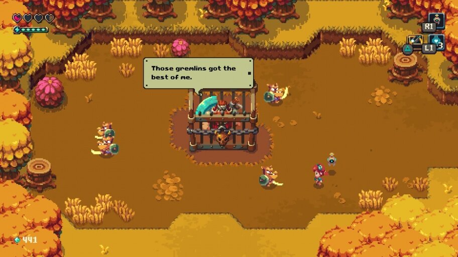 Победить гремлинов труда не составит — они очень неохотно замахиваются своими саблями.
