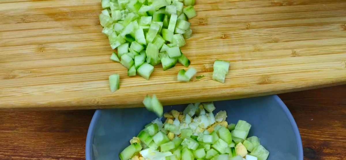 огурец и яйца