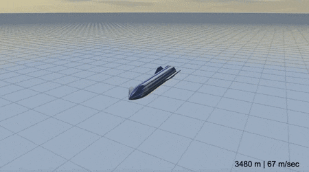 Управление Starship  с помощью плавников. Презентация Starship 2019