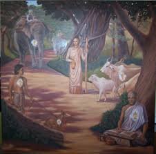 Смиренные мудрецы, обладающие истинным знанием, одинаково смотрят на ученого и благовоспитанного брахмана, корову, слона, собаку и собакоеда ("Бхагавад гита", 5.18).