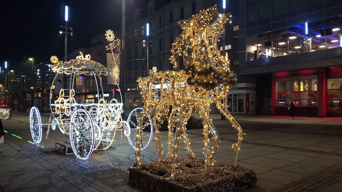 В тематику новогодних каникул. Польша. Катовице. Фото автора.