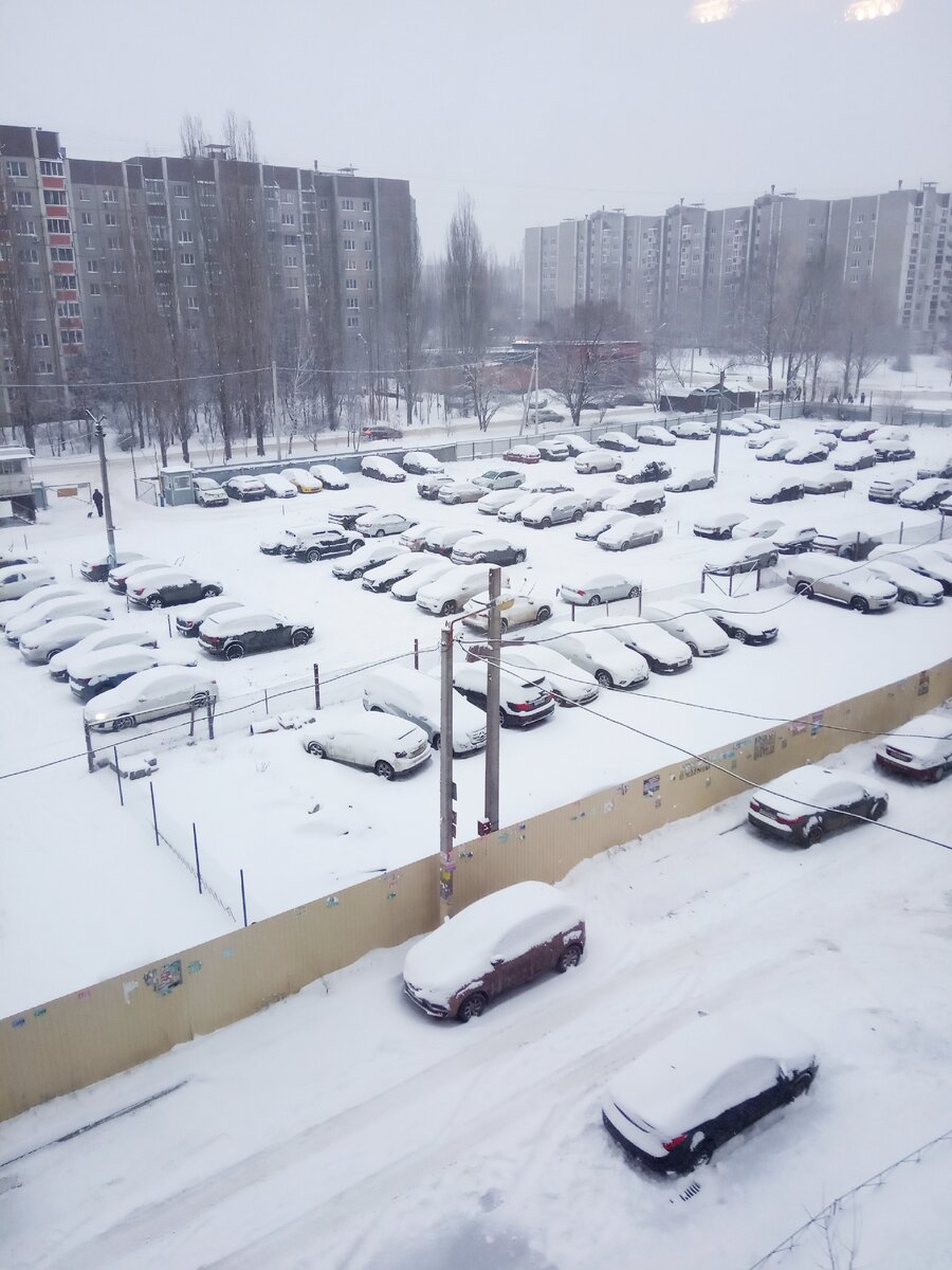 Сегодня утром. Вид из моего окна.