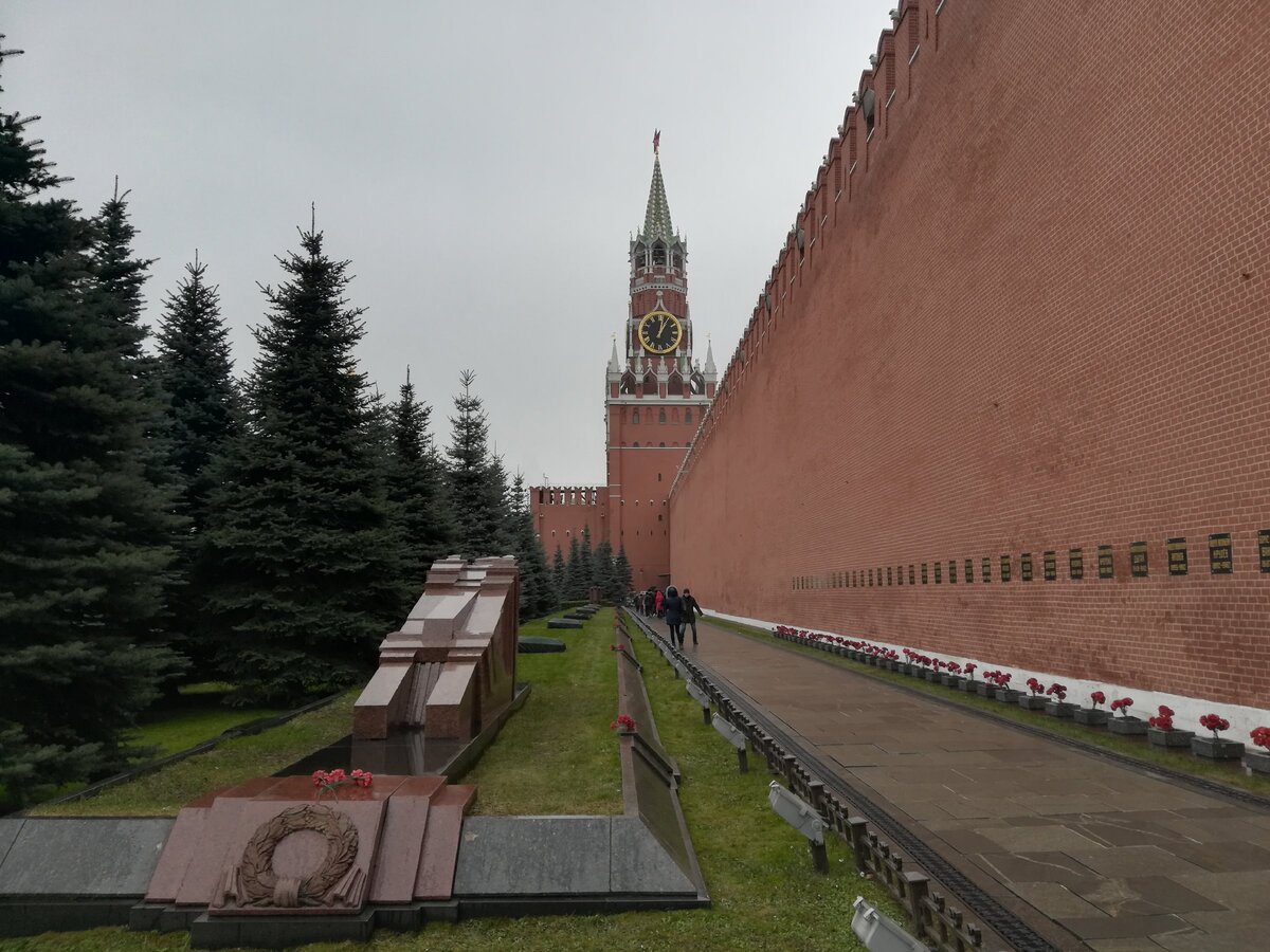 Кремлёвская стена Московский Кремль мавзолей