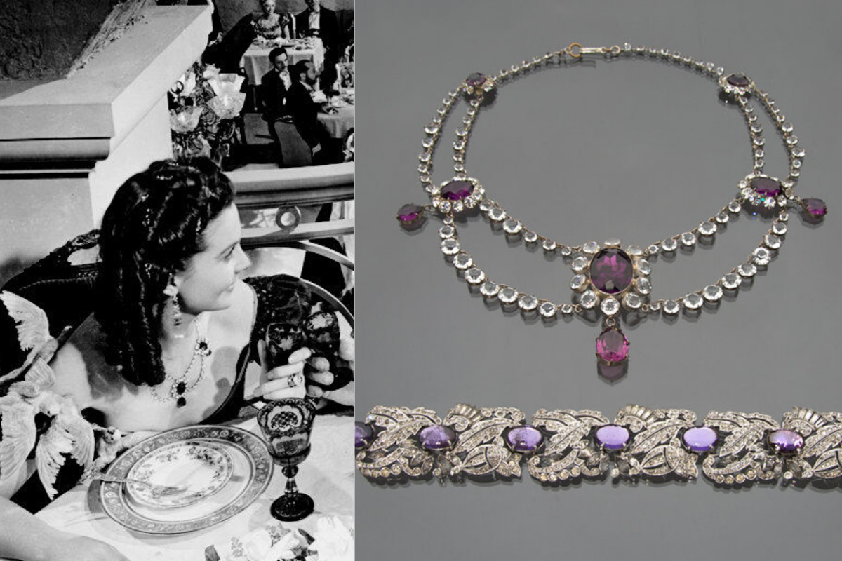 Вивиен Ли и ее украшения для фильма "Унесенные ветром"