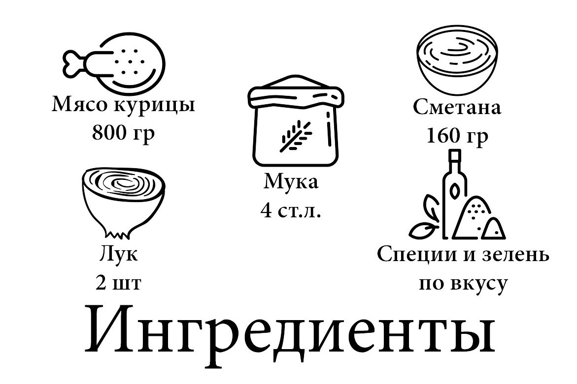 Блюда из фарша. Шнельклопс. Ингредиенты.