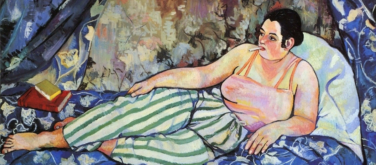 Сюзанна Валадон "голубая комната"