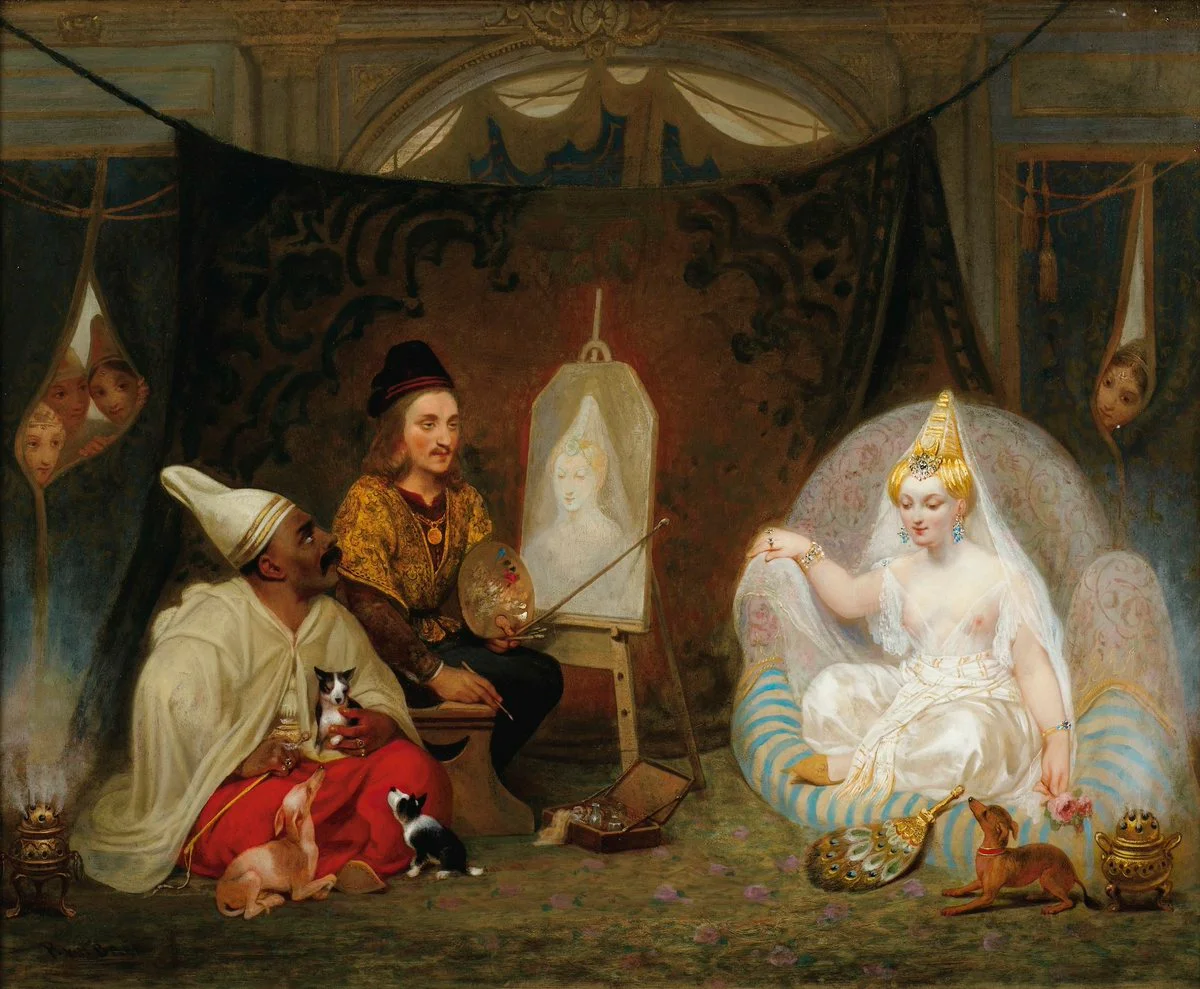 Филипп-Жак ван Бри "Джентиле Беллини при Дворе Мехмеда II". Источник: http://www.sothebys.com