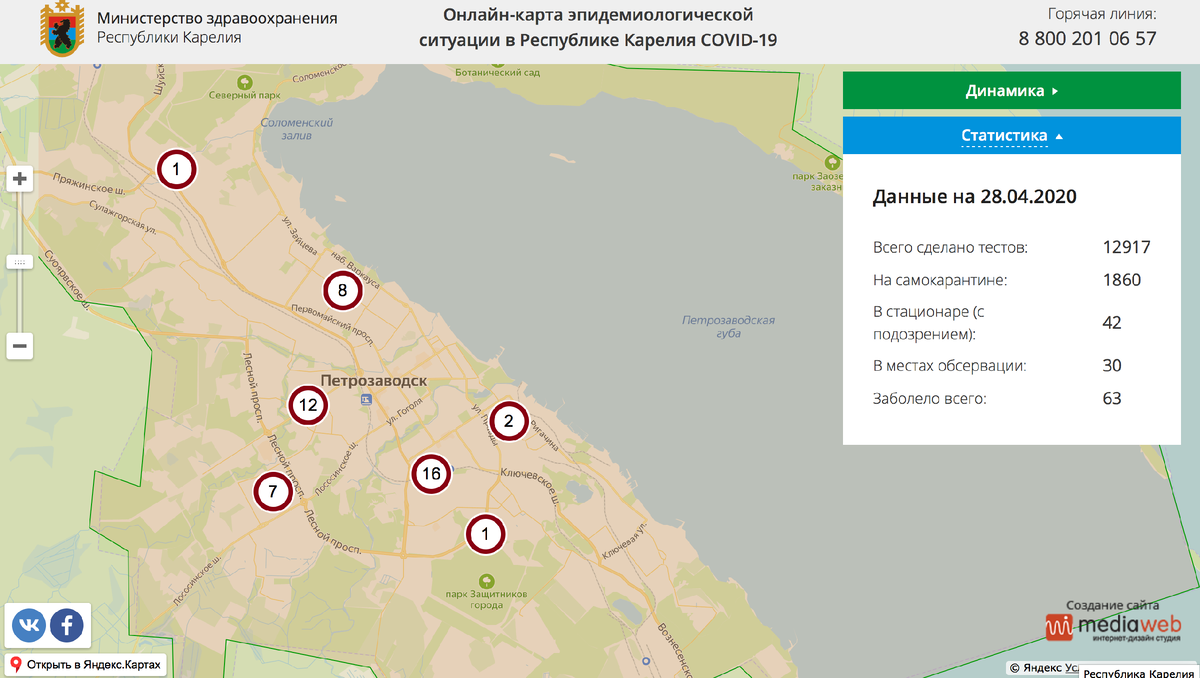 ФОТО: СКРИНШОТ САЙТА МИНИСТЕРСТВА ЗДРАВООХРАНЕНИЯ