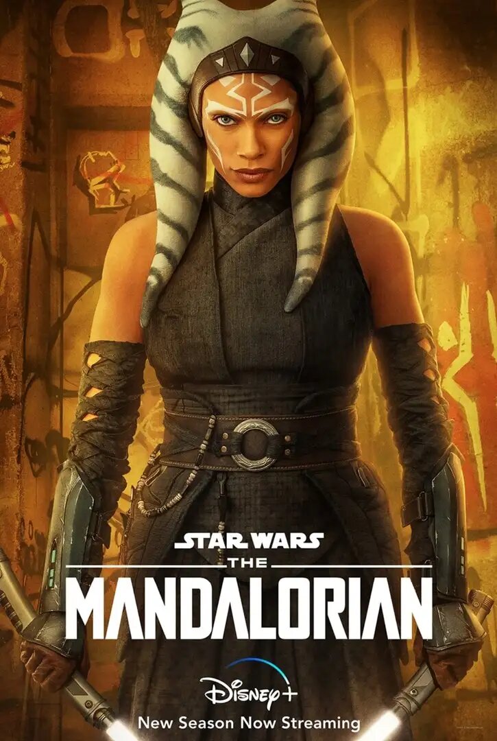 Асока Тано на персональном постере «Мандалорца», Disney+