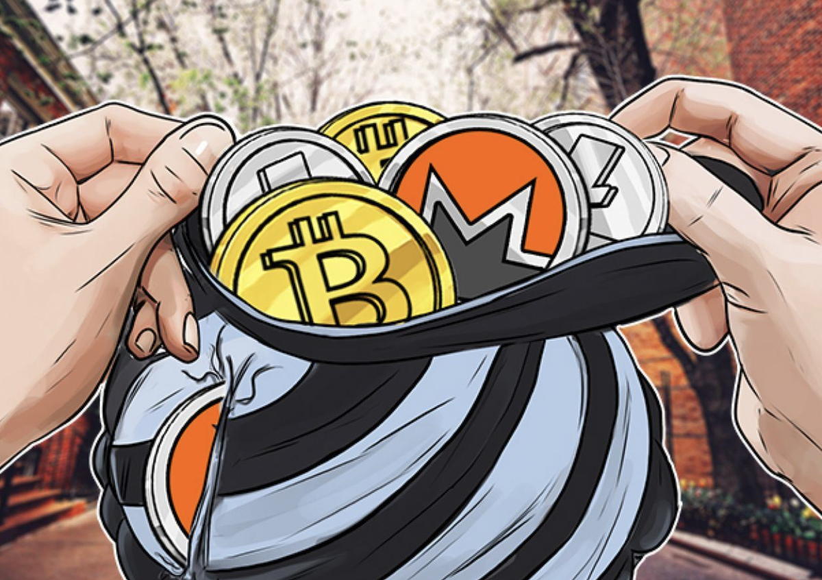 Мешок с криптовалютами