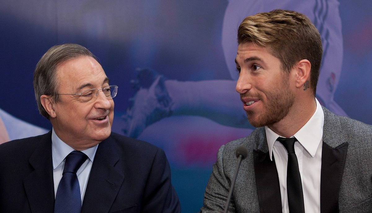 Евроспорт новости футбола последние новости на сегодня. Рамос и Перес. Sergio ramos vs Florentino Perez. Серхио Рамос и Перес. Перес и Рамос фото 2021.