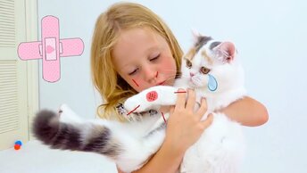 Настя и её истории для детей про кошку и котят