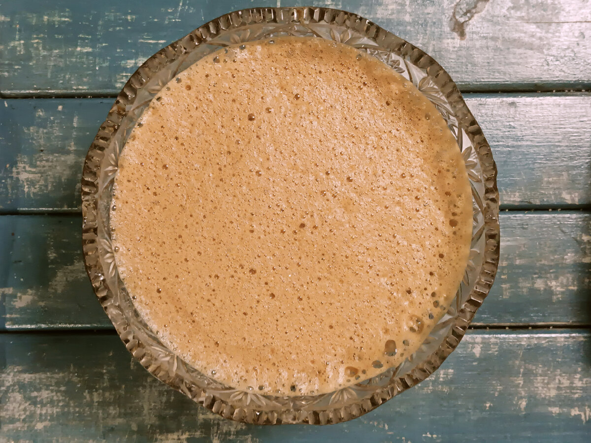 Крем из растворимого кофе и ледяной воды