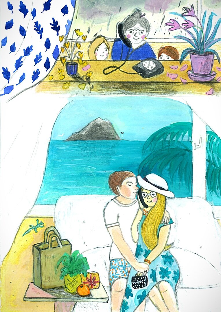 Иллюстрация Ирины Елагиной, члена Союза художников России