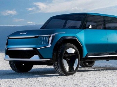    Kia дразнит публику своим конкурентом Tesla Model X