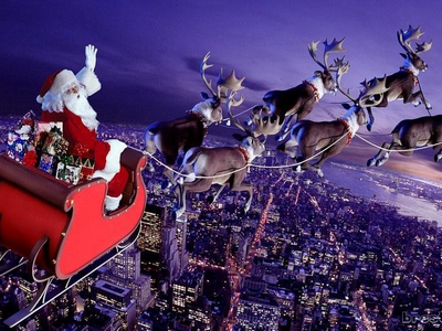    Эксперты рассчитали скорость перемещения Санта-Клауса