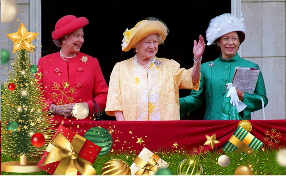 Королева Елизавета, королева - мать, принцесса Маргарет.