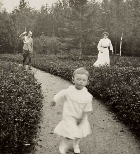 Великий князь Михаил II  Александрович Романов с сыном Георгием Михайловичем Брасовым - Романовым