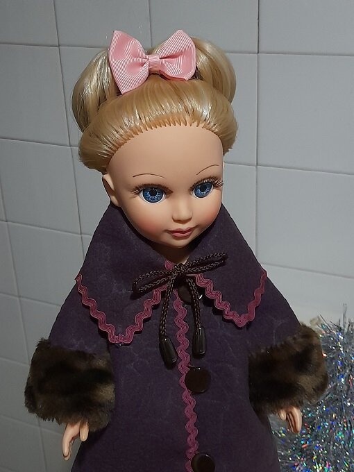 Съёмный воротник из пальтовой "кружевницы" для пальто "Татьянин день". Январь, 2023. 