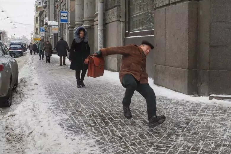 Установка колесного погрузчика, знание противоскользящей цепи