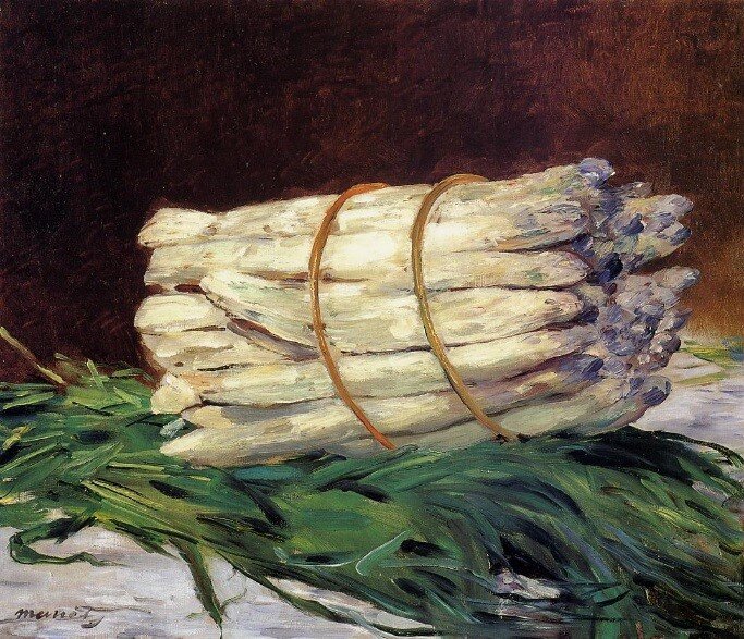 «Пучок Спаржи»  Эдуард Мане, 1880 г., Музей Вальрафа-Рихарца. Германия, Кёльн.