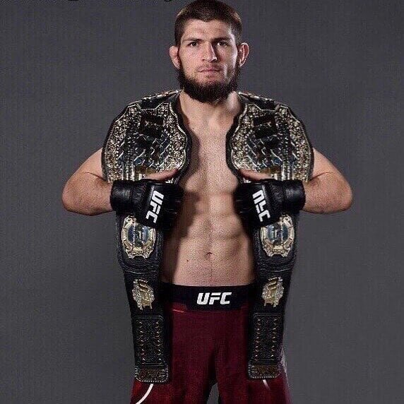 Забрал пояс за UFC229 после победы!!!