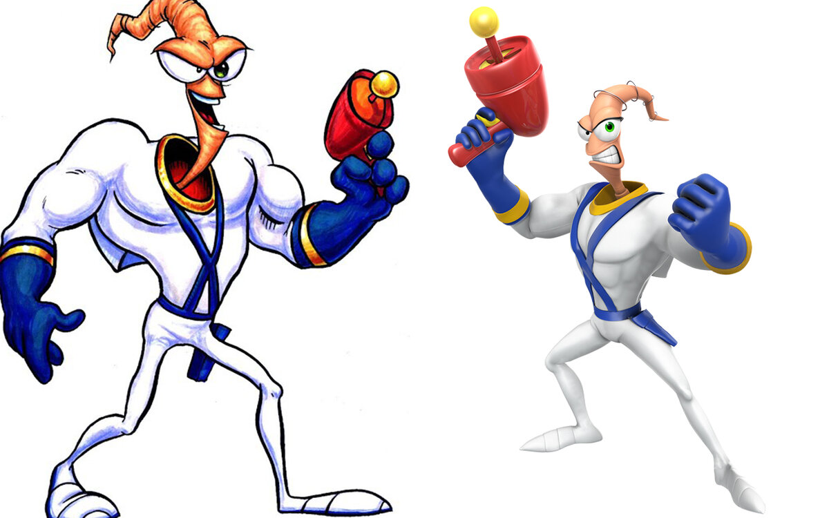 Earthworm Jim Психоворон. Earthworm Jim Psycrow. Червяк Джим Королева. Червяк Джим Королева пульсирующая.