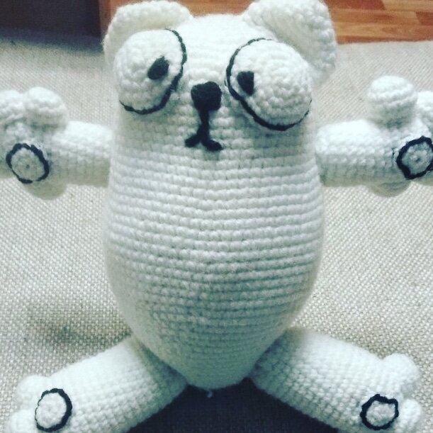 Вязаный мной кот Саймона