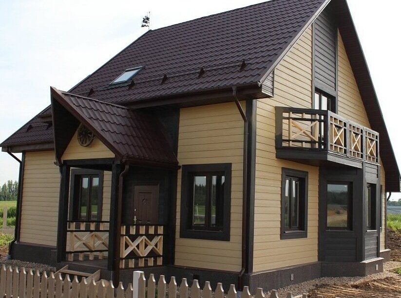 Дом с отделкой сайдингом