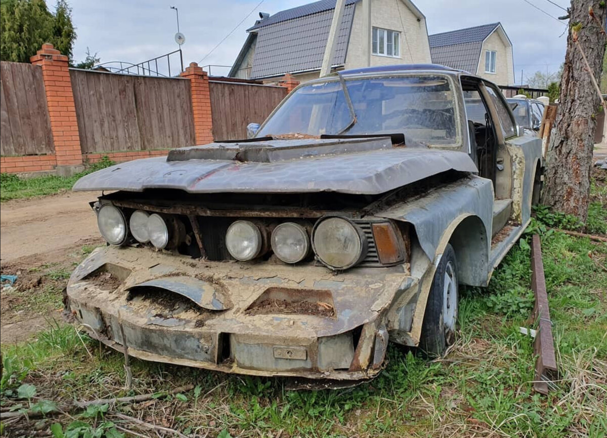 Брошенная БМВ е34