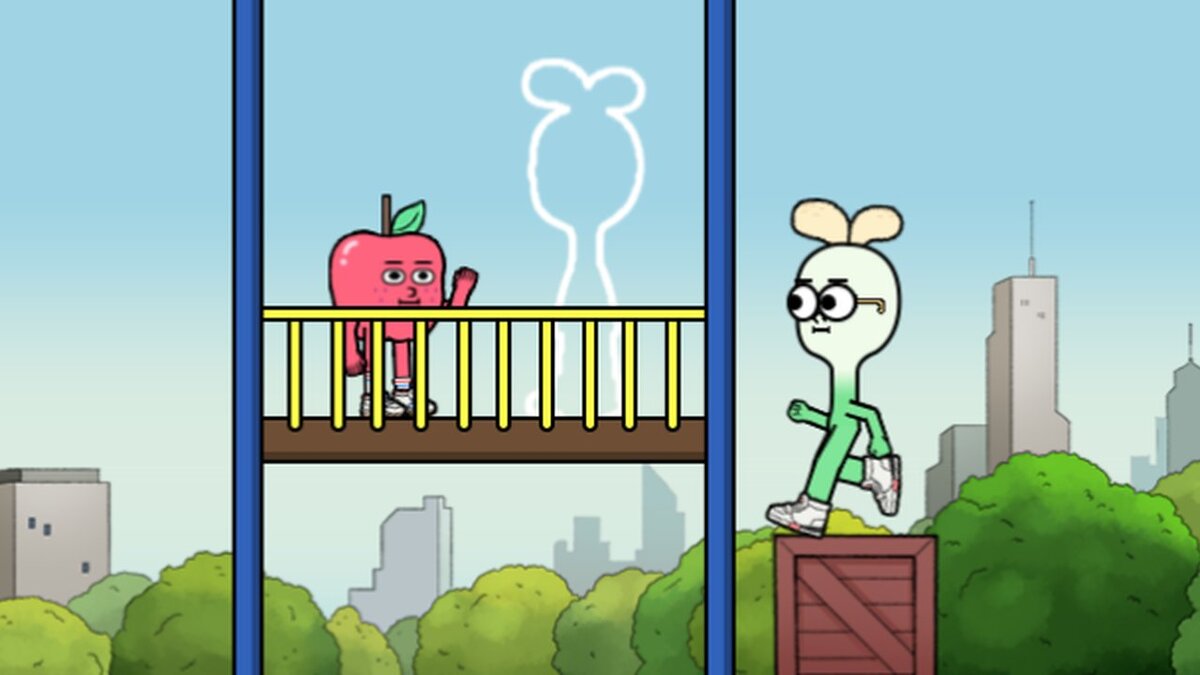 Игра · Яблоко и Лук: Пол — это лава!